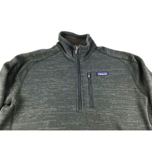 Patagonia Other - PATAGONIA Better Sweater Men’s Brownish Gray 1/4 Zip Polyester Jacket Sz L
